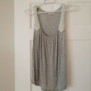 Gray and silver tank